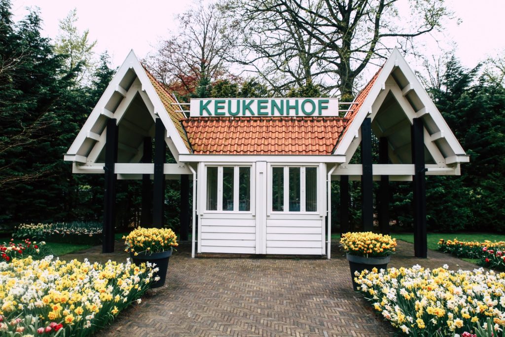 Häusschen in Keukenhof Holland