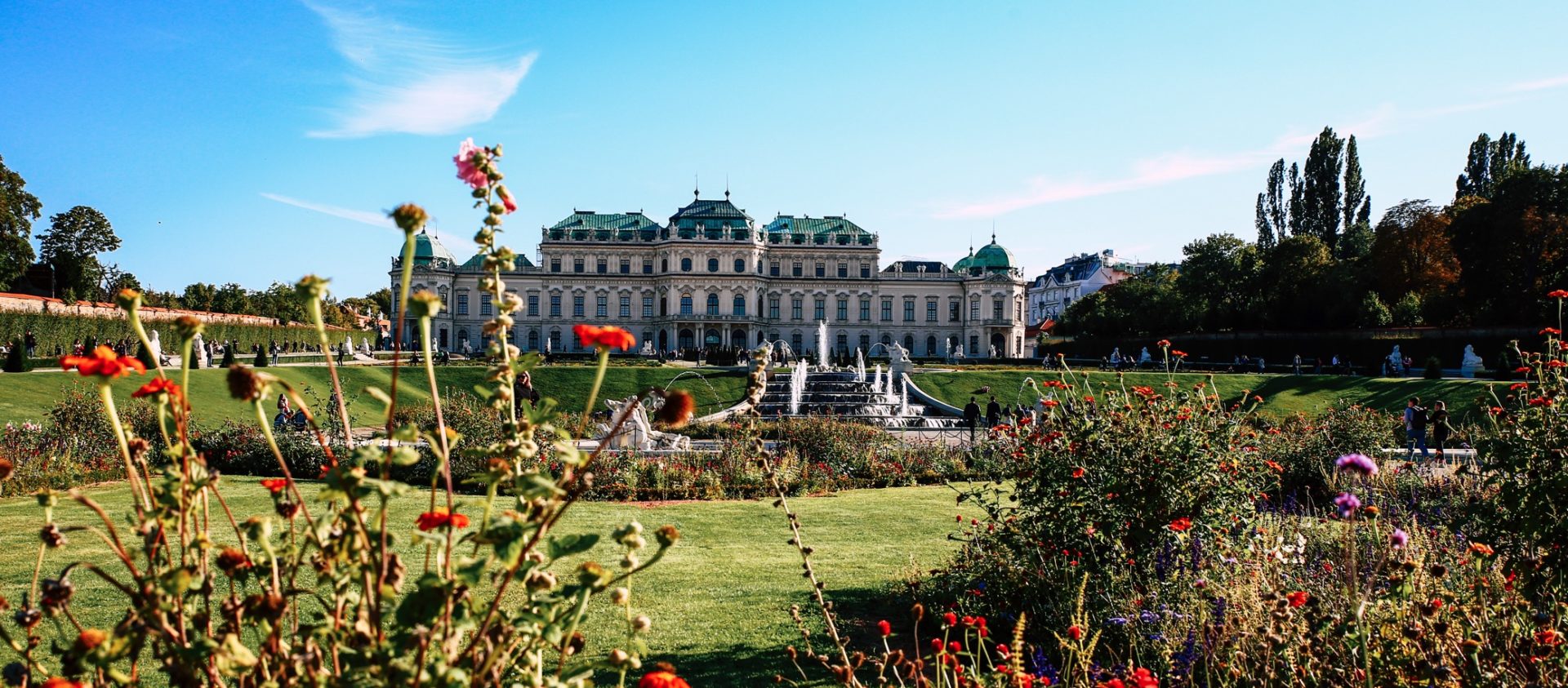 Wien Sehenswürdigkeiten Schloss Belvedere Schlossgarten
