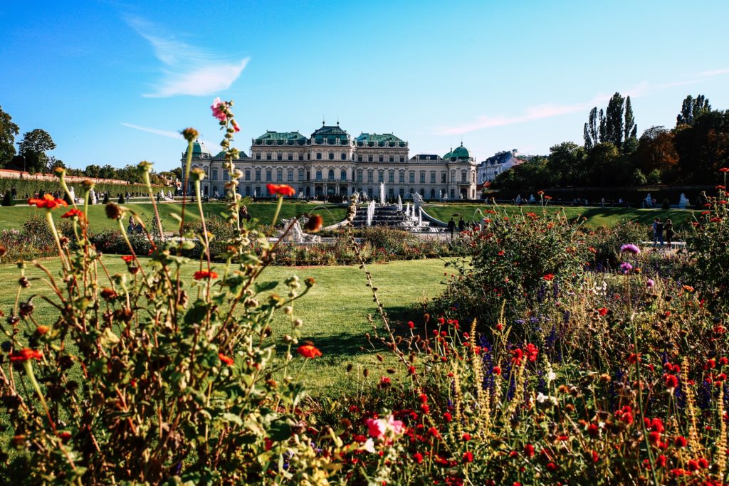 Wien Schloss Belvedere Schlossgarten