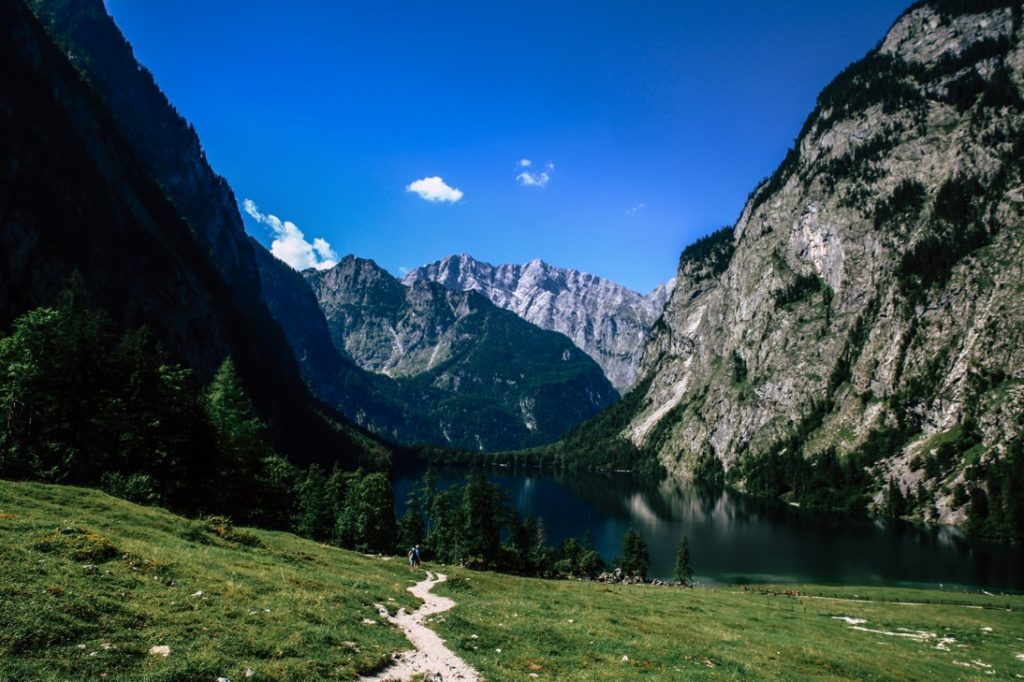 Berchtesgaden Sehenswürdigkeiten: Obersee im Berchtesgadener Land
