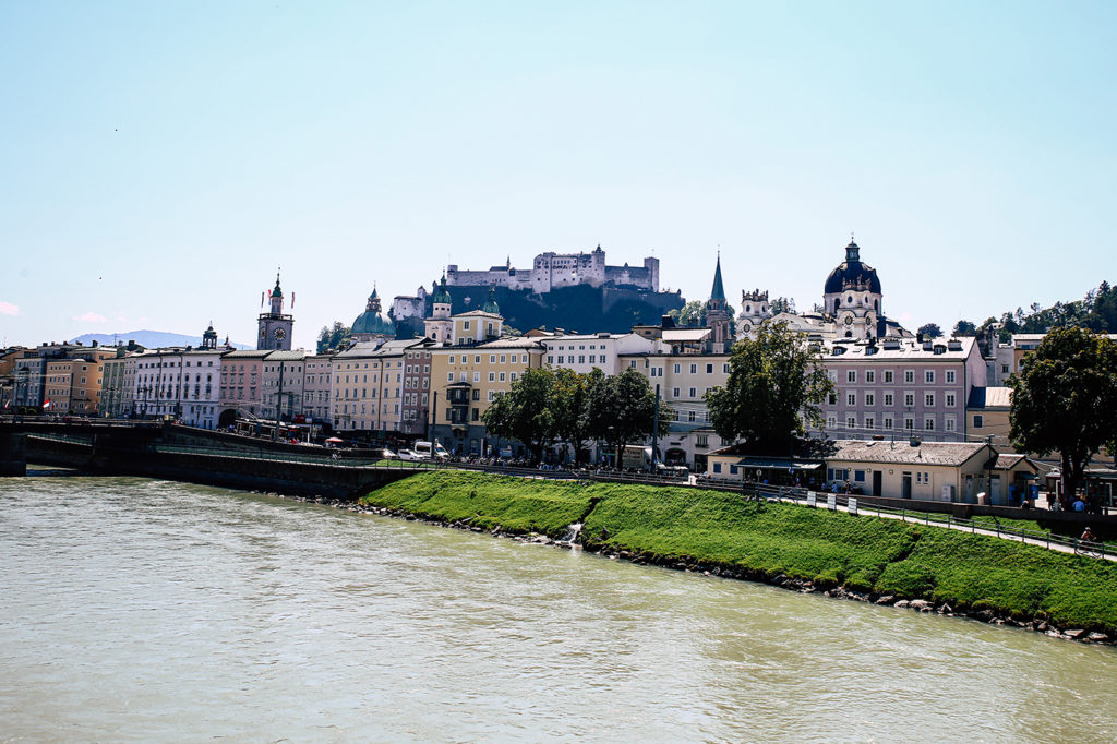 Salzburg Aussicht auf Festung Hohensalzburg