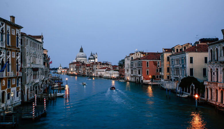 Venedig Ausblick auf den Canal Grande